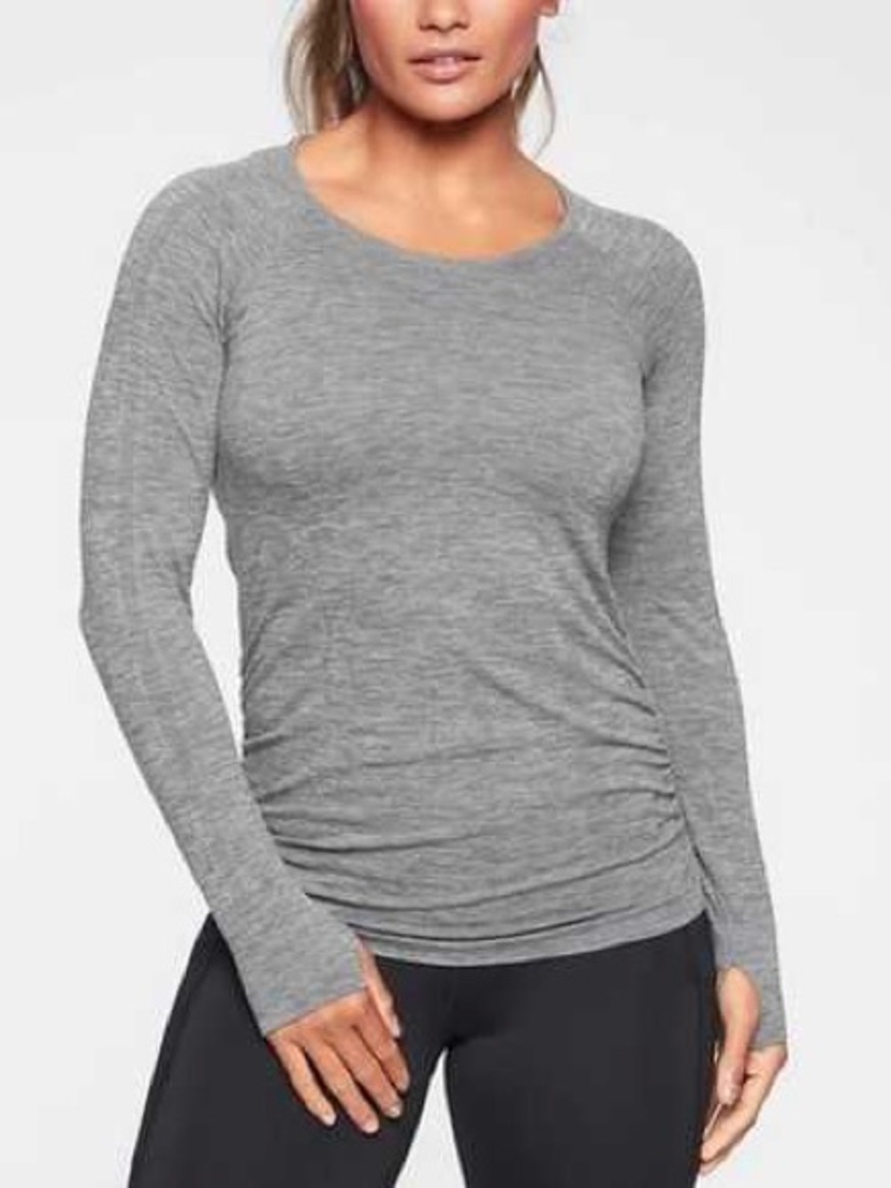 Athleta Speedlight Seamless Longsleeve Top - M